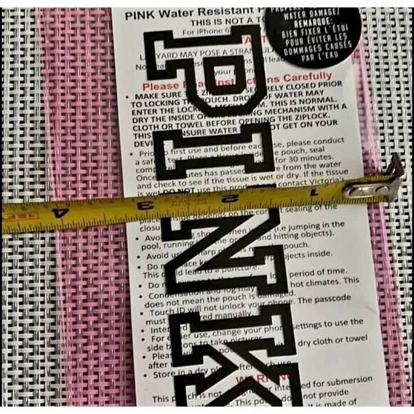 NEW WITH TAGS PINK WATERPROOF PHONE CASE - Picture 6 of 7